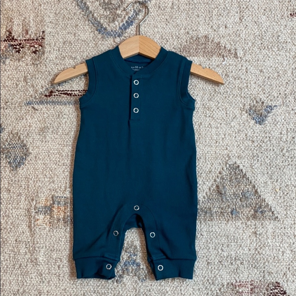 ARKET sleeveless jumpsuit. NWOT. Size 1-2 months.